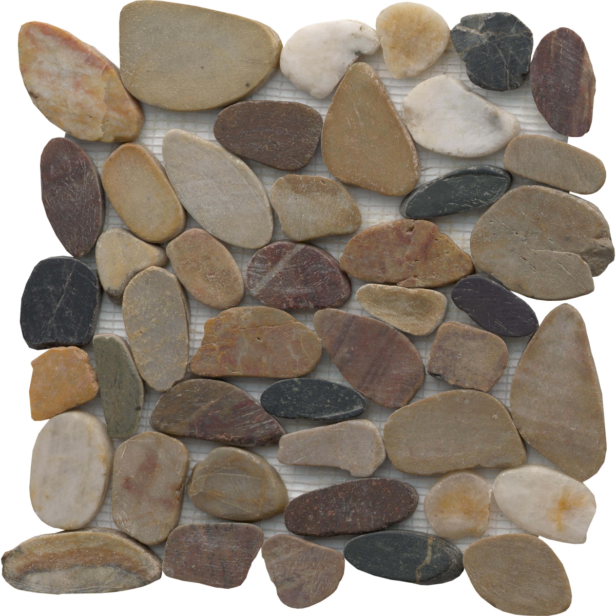 Rivera 4color Pebble Flat Mosaic